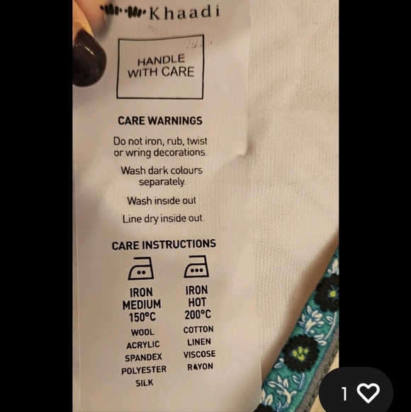 New W Tags Khaadi Pullover Tunic Top Kurta Batik Pattern Multicolor Dress Wmn 12 - Picture 6 of 7